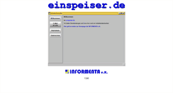 Desktop Screenshot of einspeiser.de